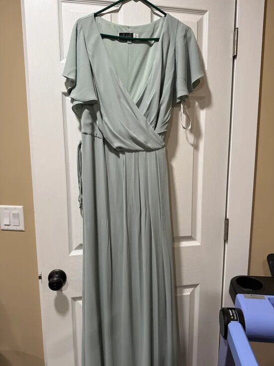 Sage Green Dress - Picture 1 of 2